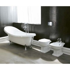 Унитаз приставной BelBagno Boheme BB115CBS+BB115SCM