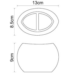 Стакан WasserKRAFT Eider K-33328A
