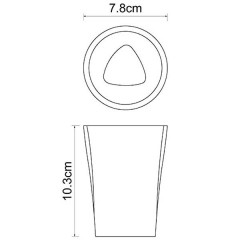 Стакан WasserKRAFT Ohre K-37728