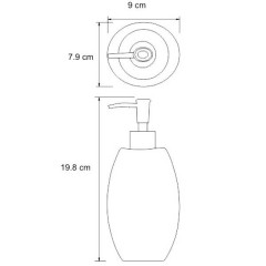 Дозатор жидкого мыла WasserKRAFT Werra K-8299