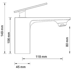 Смеситель для раковины WasserKRAFT Alme 1503