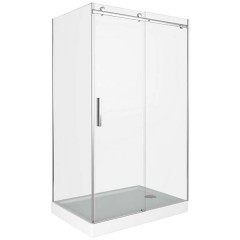 Душевое ограждение GooDDooR Galaxy WTW-130-C-CH+SP-80-C-CH