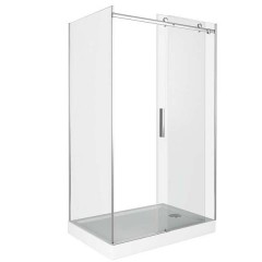 Душевое ограждение GooDDooR Galaxy WTW-130-C-CH+SP-80-C-CH