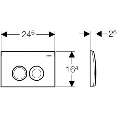 Инсталляция Geberit Duofix 458.124.21.1 + унитаз Cersanit Carina Clean On с сиденьем
