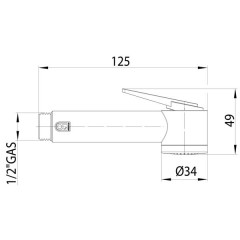 Гигиенический душ Bossini Paloma Flat B00462.030