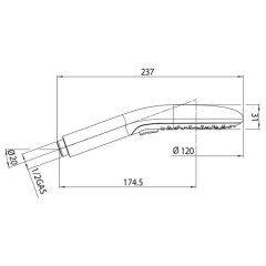 Ручной душ Bossini Syncronia B00800.030