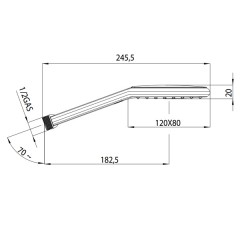 Душевой гарнитур Bossini Agua Fit Air DA50462.030