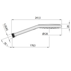 Душевой гарнитур Bossini Agua Fit Air DC80212.030