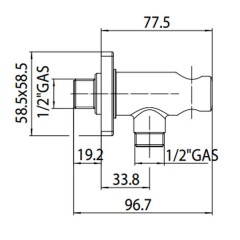 Держатель ручного душа Bossini Doccia CB3000.030