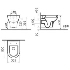 Комплект VitrA Zentrum 9012B003-7206
