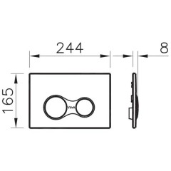 Комплект VitrA Zentrum 9012B003-7206