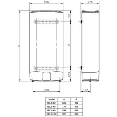 Водонагреватель накопительный Ariston ABS VLS EVO INOX QH 50