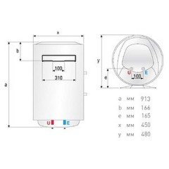Водонагреватель накопительный Ariston ABS PRO R INOX 100 V