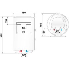 Водонагреватель накопительный Ariston SB R 50 V