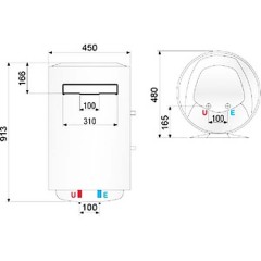 Водонагреватель накопительный Ariston SB R 100 V