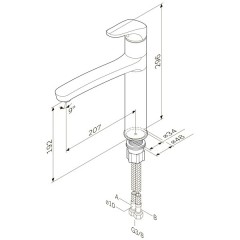 Смеситель для кухни Am.Pm Joy F8500064