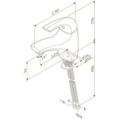Смеситель для раковины Am.Pm Sense F7502100