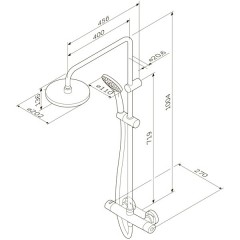 Душевая система Am.Pm Sense F0775000