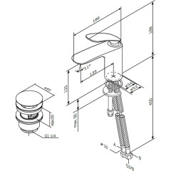 Смеситель для раковины Am.Pm Sensation F3082164