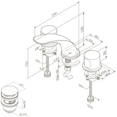 Смеситель для раковины Am.Pm Sensation F3008000