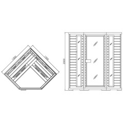 Сауна инфракрасная KOY H03-K61