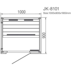 Сауна инфракрасная KOY JK-R8101