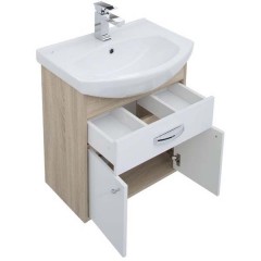 Комплект мебели Aquanet Грейс 60 дуб сонома (1 ящик, 2 дверцы) 00198802