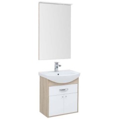 Зеркало Aquanet Грейс 60 дуб сонома 00198369