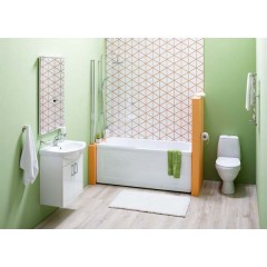 Тумба под раковину Aquanet Ирис 60 белый (2 дверцы) 00198380