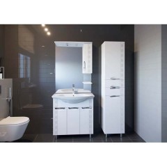 Комплект мебели ASB-Mebel Алекса 80 белый/серебро