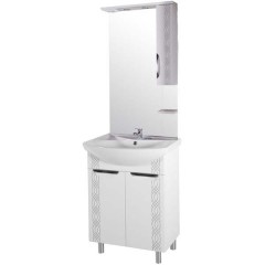 Тумба с раковиной ASB-Mebel Алекса 70 белый/золото