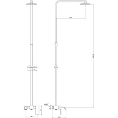 Душевая система Timo Selene SX-1013 Z chrome
