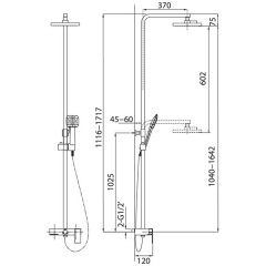 Душевая система Lemark Tropic LM7005C