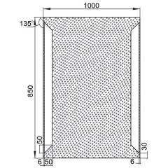 Зеркало Aquanet Сорренто 10085 LED 00196652