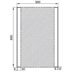 Зеркало Aquanet Форли 9085 LED 00196660