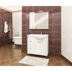 Тумба с раковиной СаНта Коралл 80 L