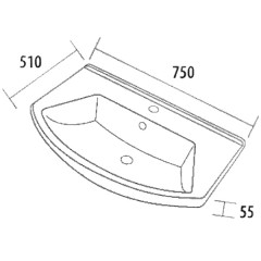 Комплект мебели Opadiris Омега 75 фисташковый