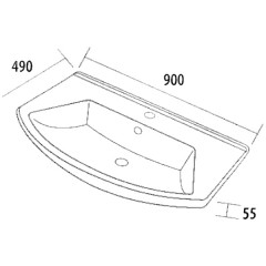 Комплект мебели Opadiris Омега 90 фисташковый