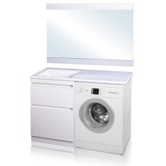 Тумба с раковиной Style Line ElFante Даллас 120 напольная белый L