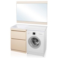Тумба с раковиной Style Line ElFante Даллас 120 напольная крем L