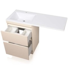 Тумба с раковиной Style Line ElFante Даллас 120 напольная крем L