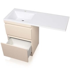 Тумба с раковиной Style Line ElFante Даллас 120 напольная крем L