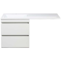 Тумба под раковину Style Line ElFante Даллас 120 подвесная белый СС-00000469