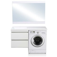 Тумба под раковину Style Line ElFante Даллас 120 подвесная белый СС-00000469