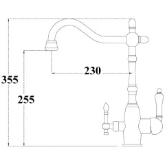 Смеситель для кухни Bennberg 20F5054 Chrome