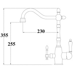 Смеситель для кухни Bennberg 20F5054-02 Chrome