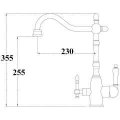 Смеситель для кухни Bennberg 20F5054-02 Quartz