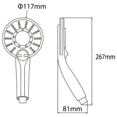 Ручной душ Gllon S09221 LED