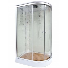 Душевая кабина Deto EM1511 L с гидромассажем и электрикой