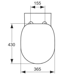 Крышка-сиденье для унитаза Ideal Standard Connect E712701